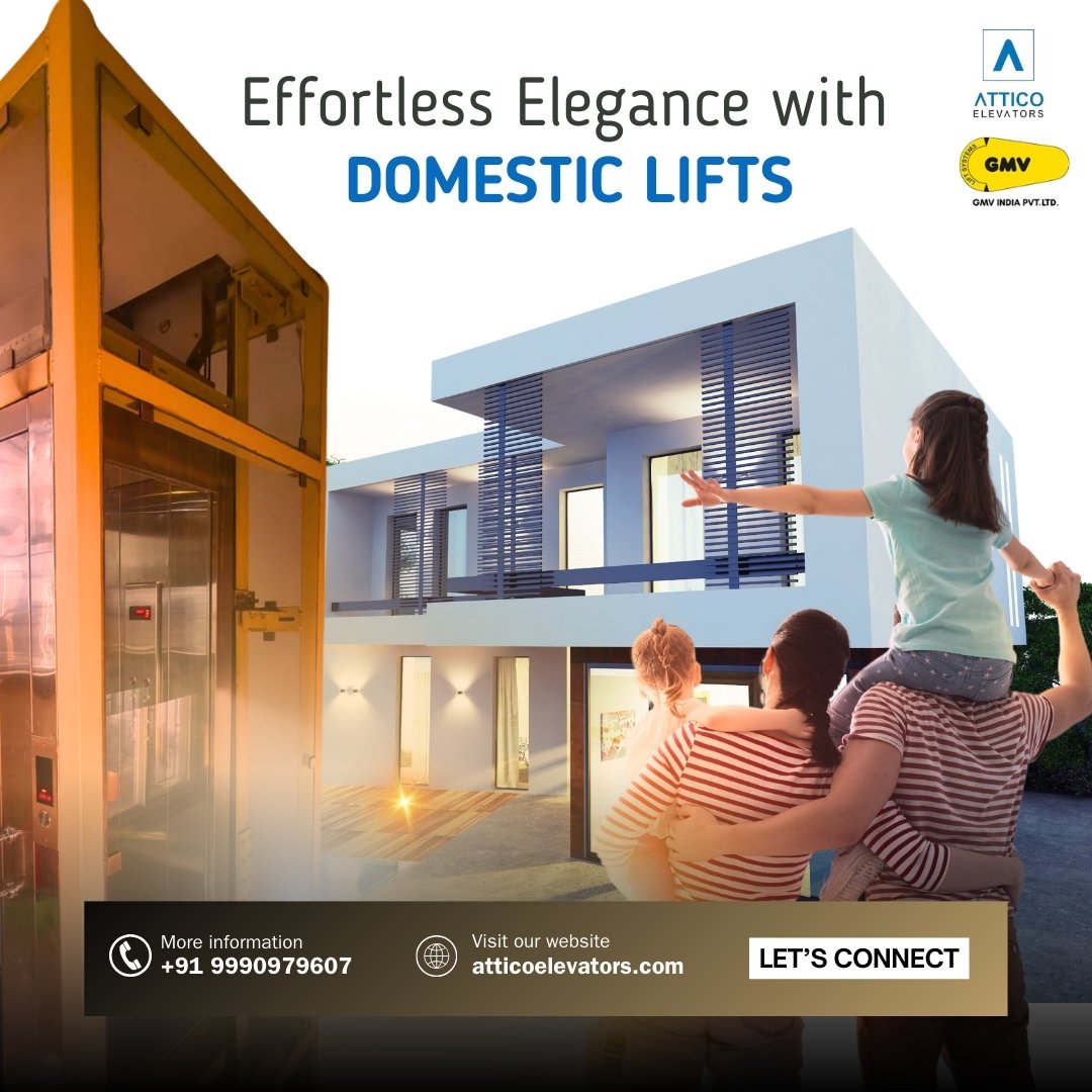 Effortless elegance with domestic lifts Attico Elevators